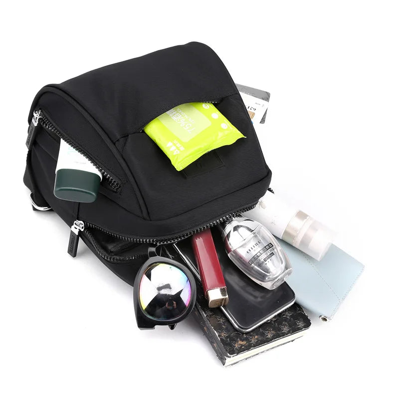 Waterproof Nylon Rucksack Bag for Ladies