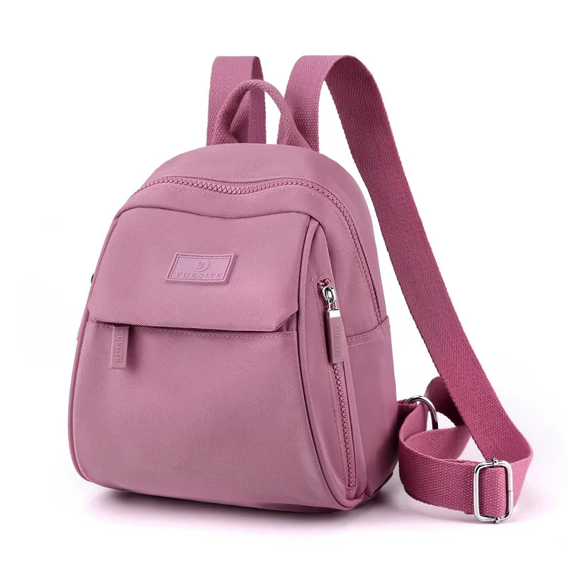 Waterproof Nylon Rucksack Bag for Ladies