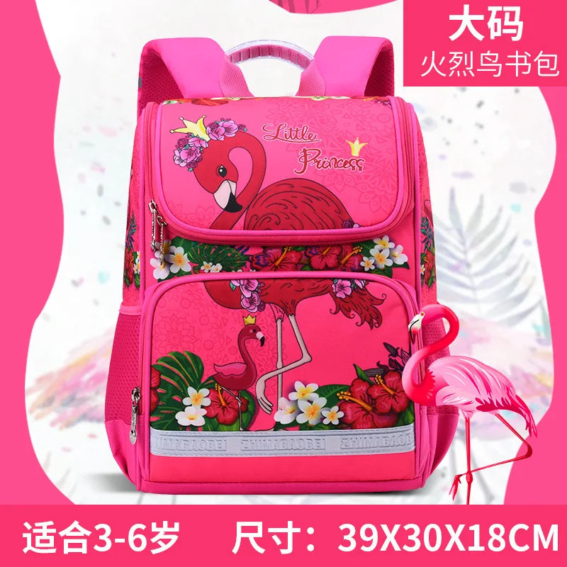 Waterproof Kids Orthopedic School Backpack Cartoon School Bags