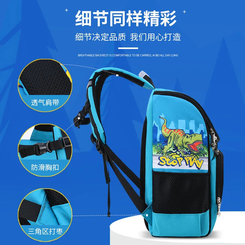 Waterproof Kids Orthopedic School Backpack Cartoon School Bags