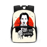 Wednesday Addams And Enid Children School Bags Gothic Style Backpack
