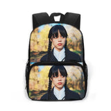 Nevermore Academy Kids Backpack Gothic Girls School Bag