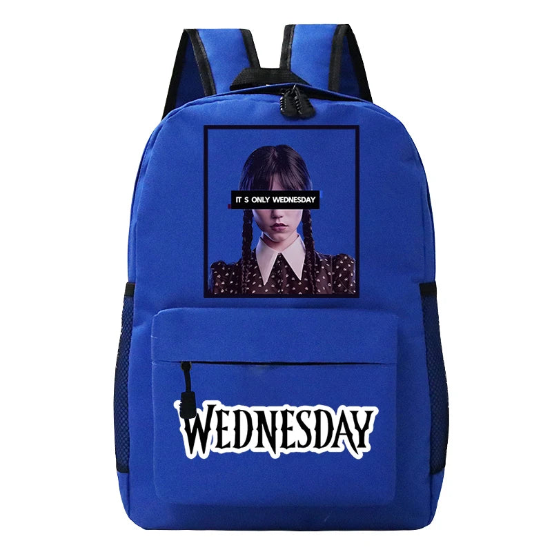 Wednesday Harajuku Student Schoolbags It's Wednesday Print