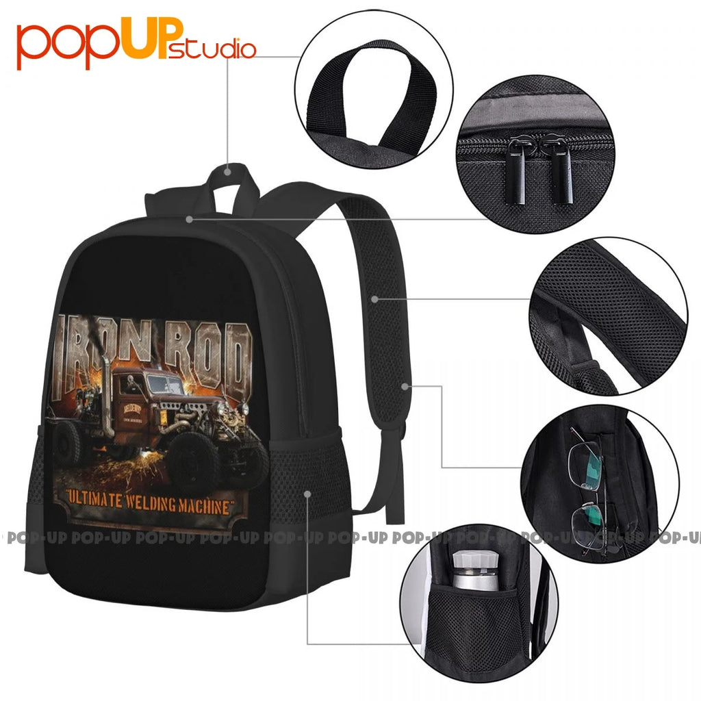 Welderup Garage Hot Rod Car Iron Rod Backpack