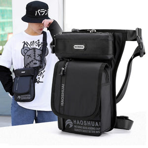 Waterproof Motorcycle Riding Belt Fanny Pack Military Assault Waist Leg Drop Bag