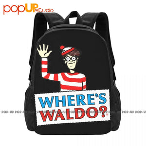 Where's Waldo 1987 Backpack Large Capacity Bookbag Style 3D Printing
