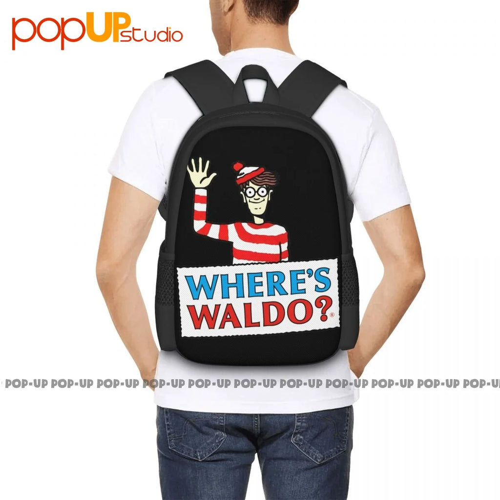 Where's Waldo 1987 Backpack Large Capacity Bookbag Style 3D Printing
