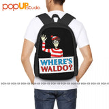 Where's Waldo 1987 Backpack Large Capacity Bookbag Style 3D Printing