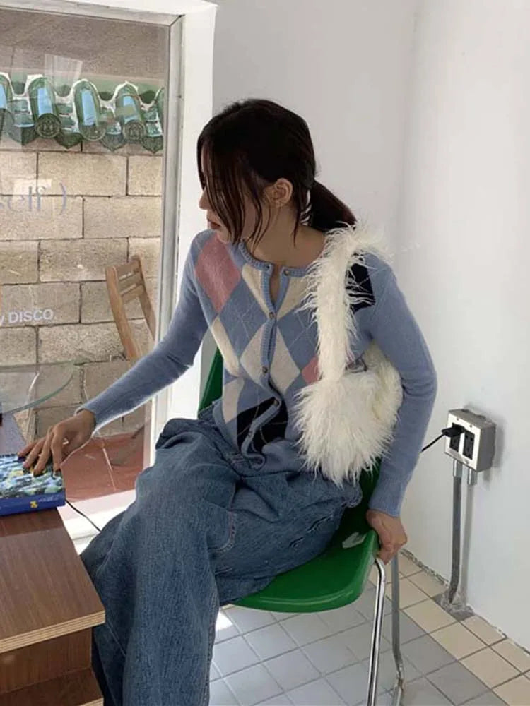 Shoulder Bags Women Long Hairy Underarm Ladies Handbags All-match