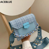 Wide Strap Shoulder Bag Lady Handbag & Purse