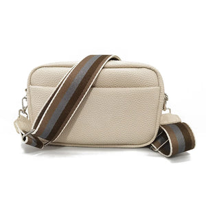 Wide Strap Women Bags Shoulder Crossbody Solid Classic Ladies Handbags