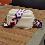 Wide Strap Women Bags Shoulder Crossbody Solid Classic Ladies Handbags