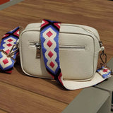 Wide Strap Women Bags Shoulder Crossbody Solid Classic Ladies Handbags