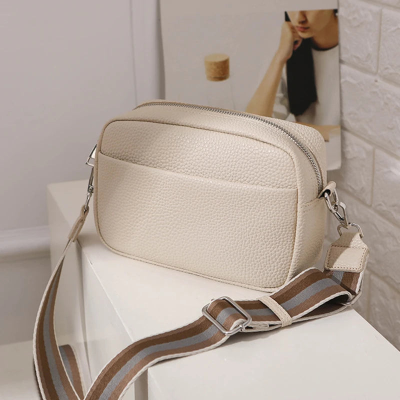 Solid Classic Ladies Handbags Square Bags Shoulder Crossbody Sling Bags