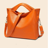 White Leather Wings Bag Commuter Bag for Women