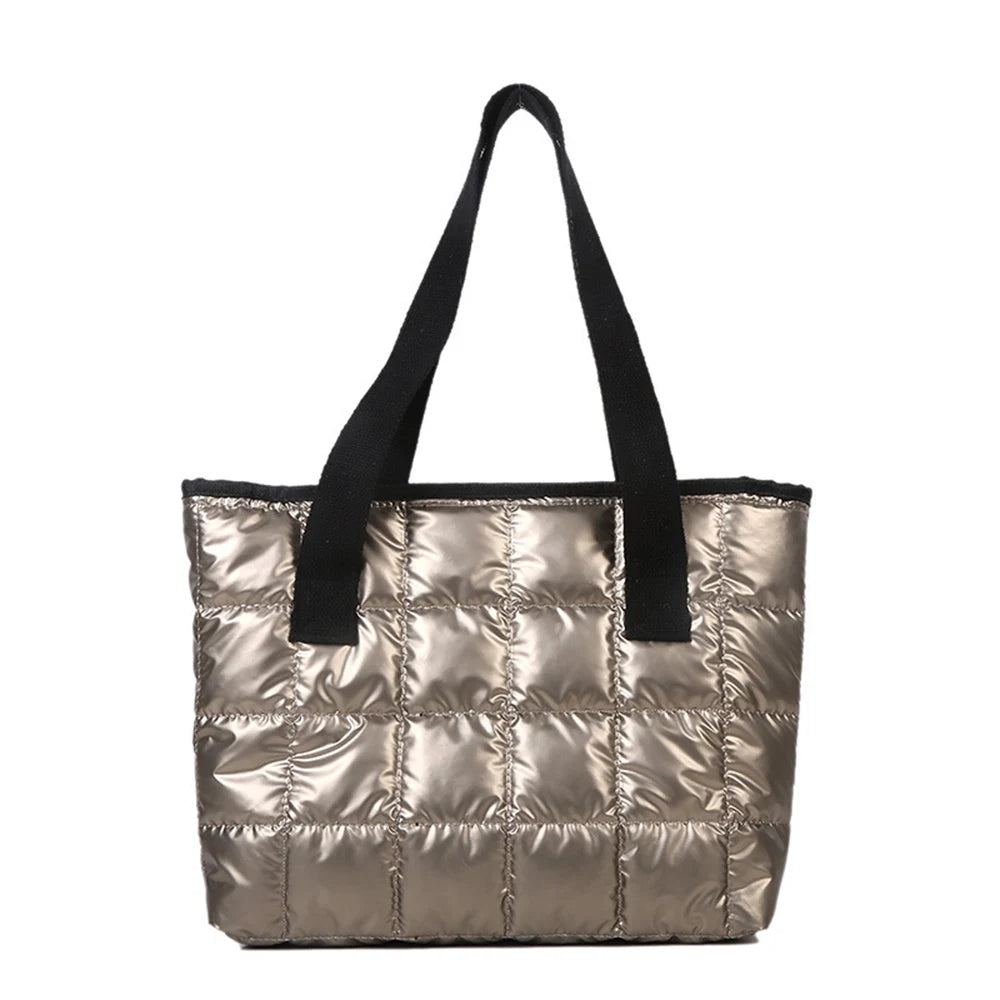 Winter Women Handbags Wrap Cotton Jacket Shoulder Bags Large Capacity Down Bags