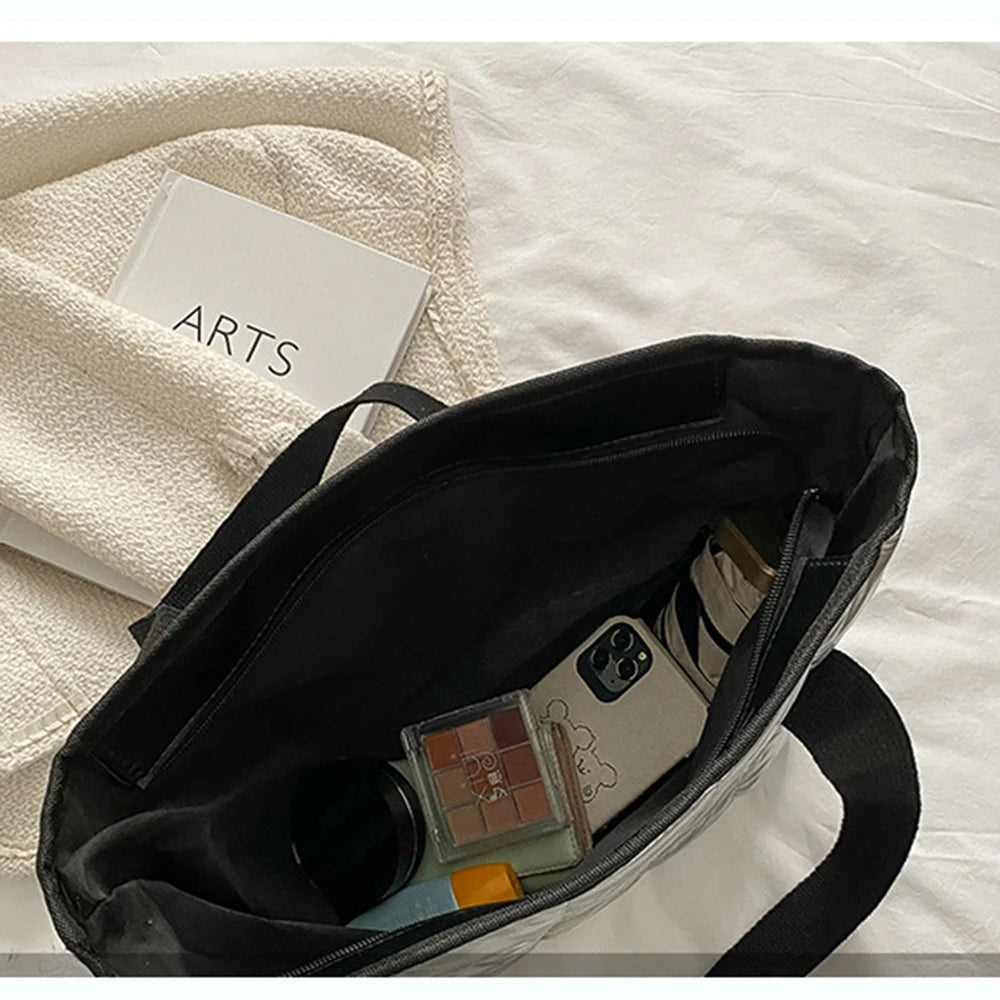 Winter Women Handbags Wrap Cotton Jacket Shoulder Bags Large Capacity Down Bags