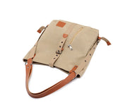 Winter Canvas Women Shoulder Bags Large Capacity Backpacks for School Travel