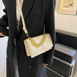 Winter Chain Handbags Soft Leather Single-Shoulder Bag Ladies Crossbody Bag