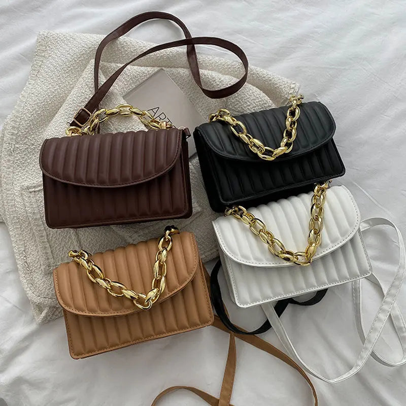 Winter Chain Small Handbags Crossbody Bag Purse