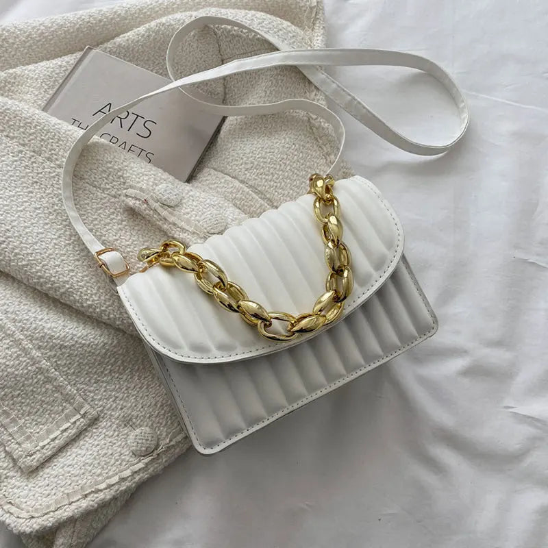 Winter Chain Small Handbags Crossbody Bag Purse