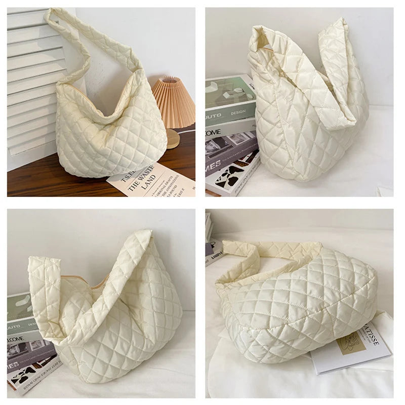 Winter Shoulder Bag for Women Casual Large Capacity Handbags Female