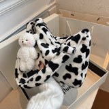 Winter Large-capacity Plush Tote Shoulder Bag