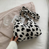 Winter Large-capacity Plush Tote Shoulder Bag