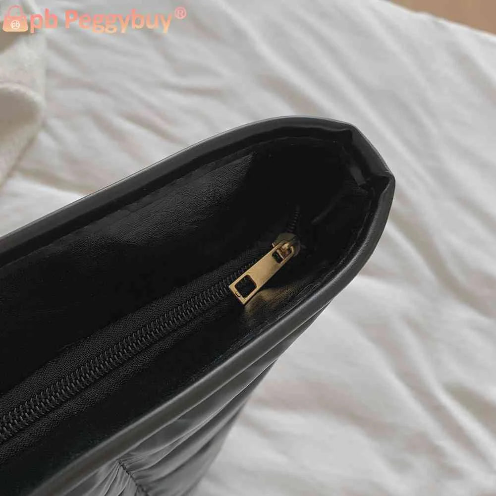 Winter Padded Warm Tote Bag Large Capacity Handbag