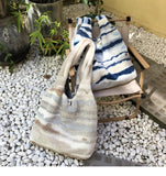 Vintage Style Ink Print Shoulder Bag - Faux Fur Hand Bag
