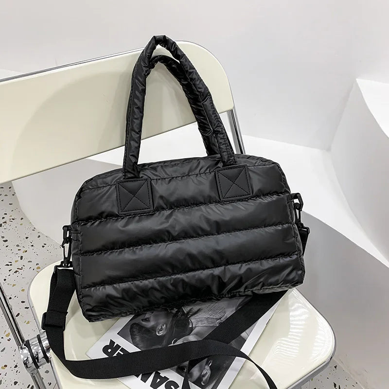 Waterproof Quilted Tote Shoulder Bag for Women Satchel Handbags