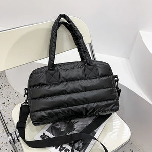 Waterproof Quilted Tote Shoulder Bag for Women Satchel Handbags