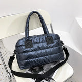Waterproof Quilted Tote Shoulder Bag for Women Satchel Handbags