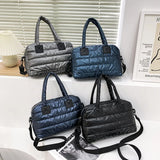 Waterproof Quilted Tote Shoulder Bag for Women Satchel Handbags