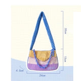 Winter Plush Underarm Bag Corduroy Handbag