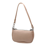 Crocodile Pattern PU Leather Handbag with Chain Strap