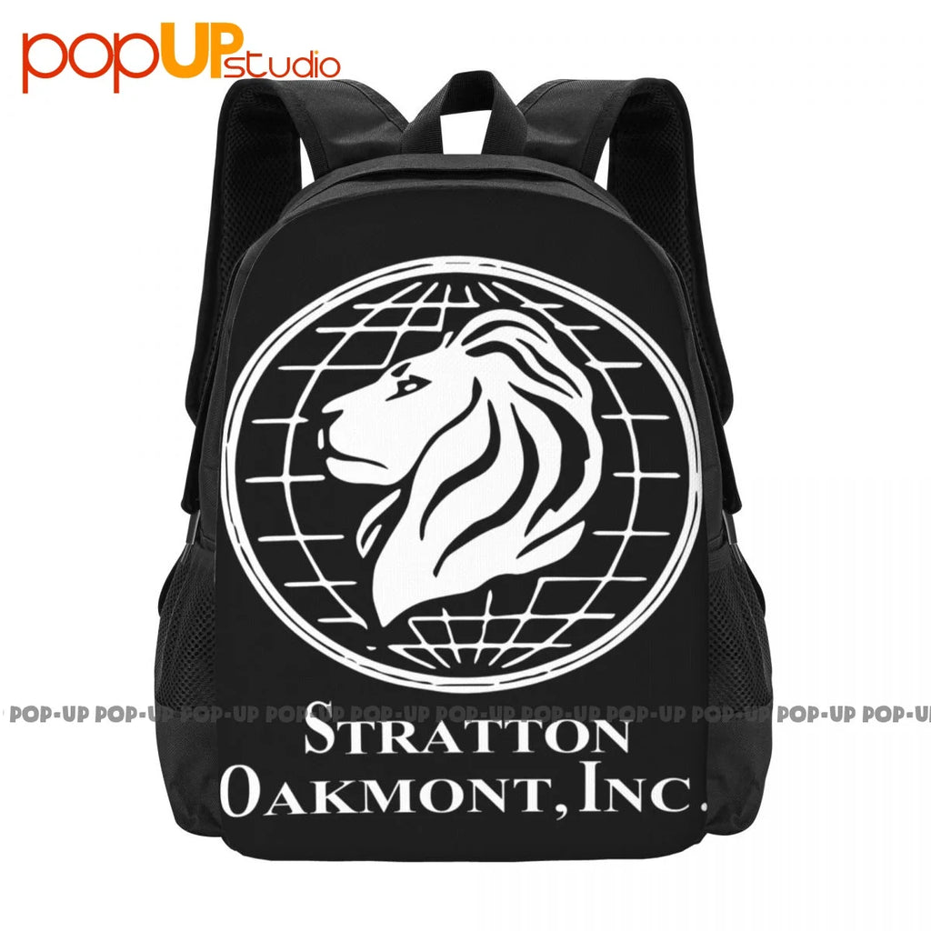 Wolf Of Wall Street Stratton Oakmont Backpack Large Capacity Print Shoe Bag