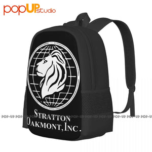 Wolf Of Wall Street Stratton Oakmont Backpack Large Capacity Print Shoe Bag