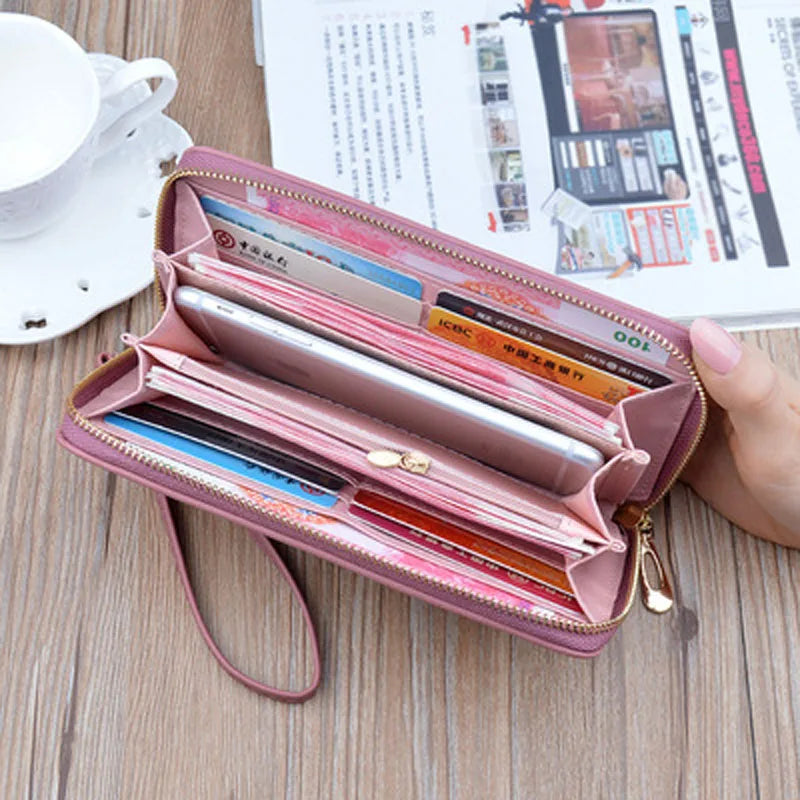 Women's Multifunctional Leather Small Wallet