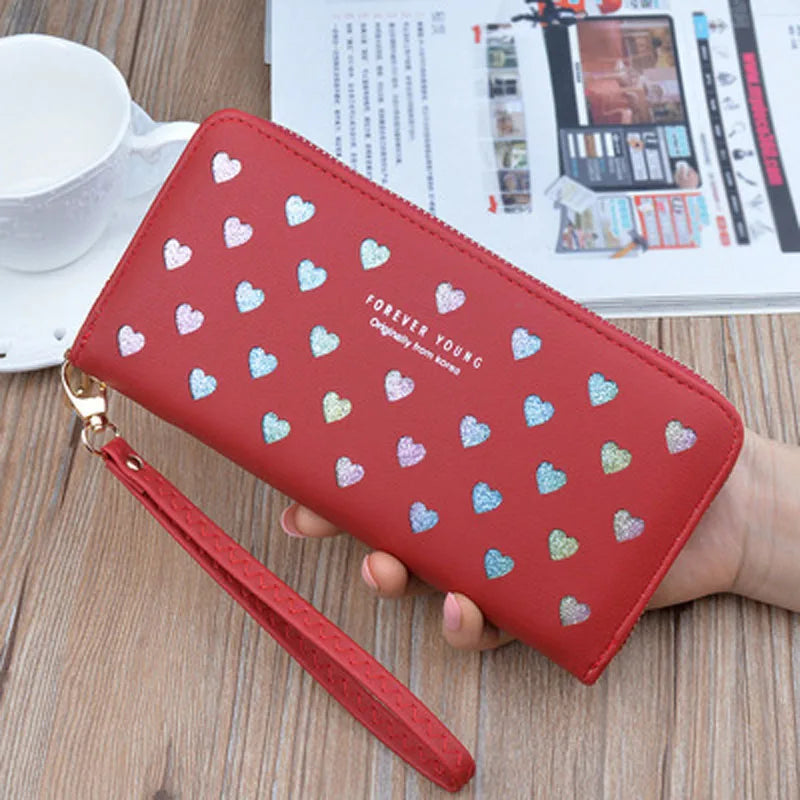 Women's Multi Small Change Wallet Folding Leather Short Wallet