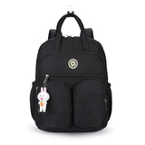 Women Backpack School bags Waterproof Casual backpack Solid Multi-pocket
