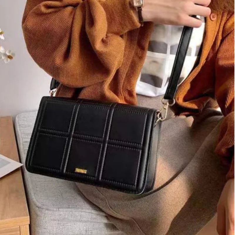 Women Sling Bag Crossbody Bag PU Messenger Casual Adjustable Strap Purses