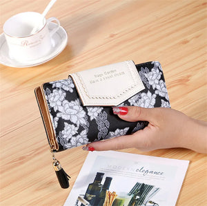 RFID Family Long Wallet Leather Paris