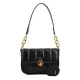 Women Shoulder Bags Stripe Messenger Bags Solid Casual Square Bags