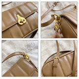 Women Shoulder Bags Stripe Messenger Bags Solid Casual Square Bags