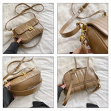 Women Shoulder Bags Stripe Messenger Bags Solid Casual Square Bags