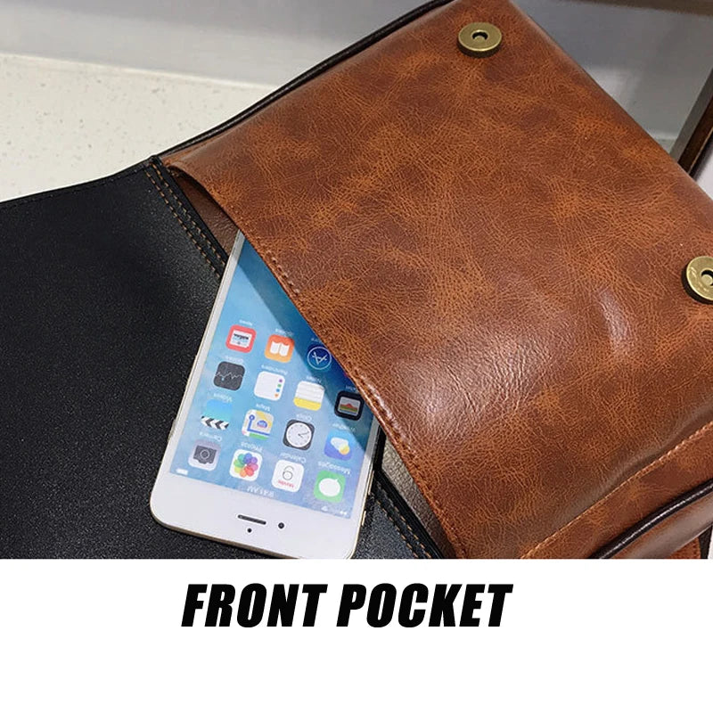 Brown Teenage Girls Anti Theft Backpack Waterproof Vintage Laptop Big Travel Bag