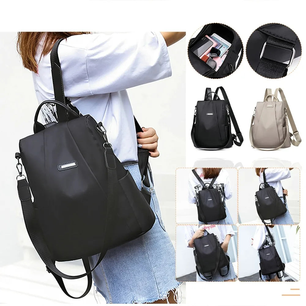 Women Anti-theft Travel Backpack Waterproof Shoulder Bag