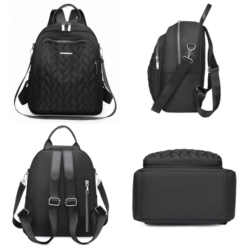 Anti-theft Oxford Cloth Backpack Large Capacity School Book Bag