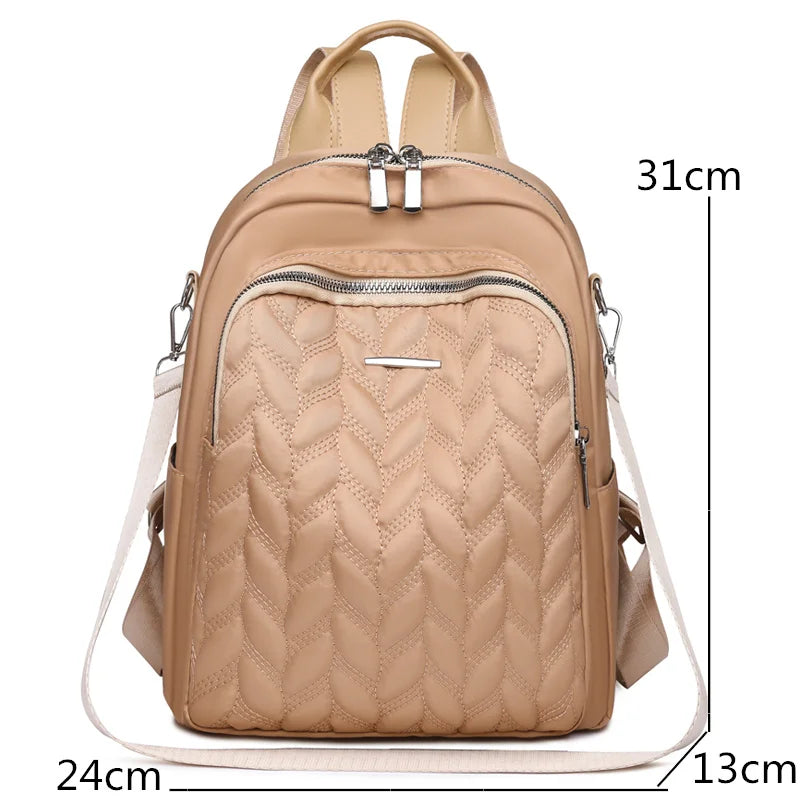 Anti-theft Oxford Cloth Backpack Large Capacity School Book Bag